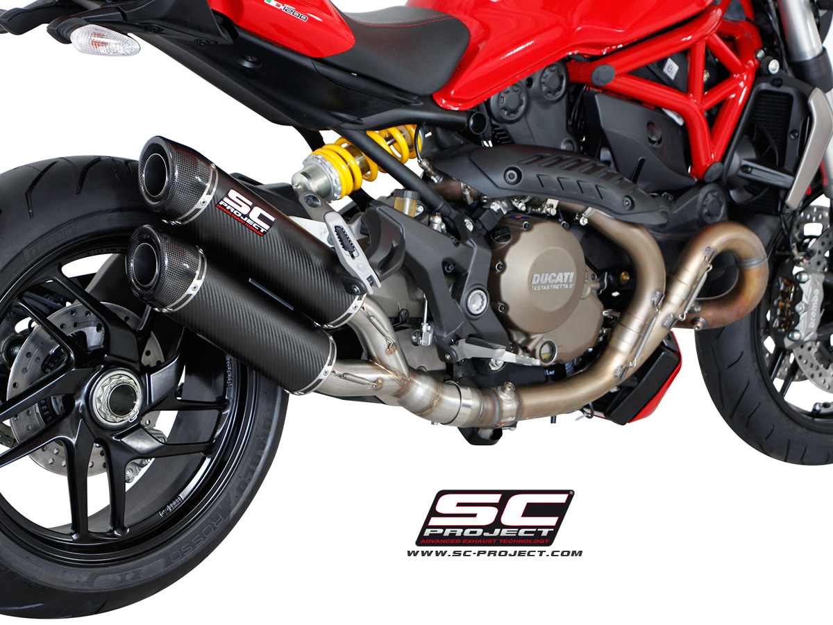 SC Project D25-T38T CR-T Titanium Slip On Ducati Monster
